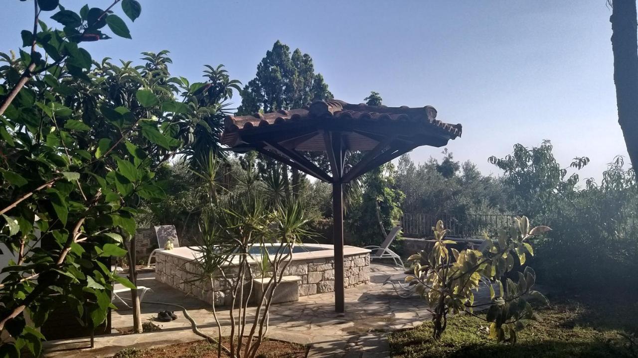 Villa Onar A Stone House With Amazing View Stoupa Exterior photo